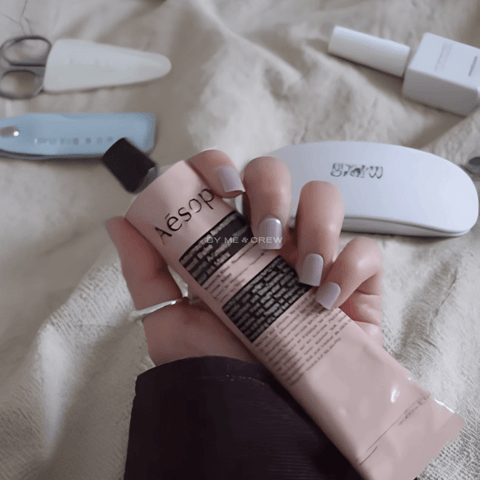 Milky Mauve DIY Semi Cured Gel Nail Stickers