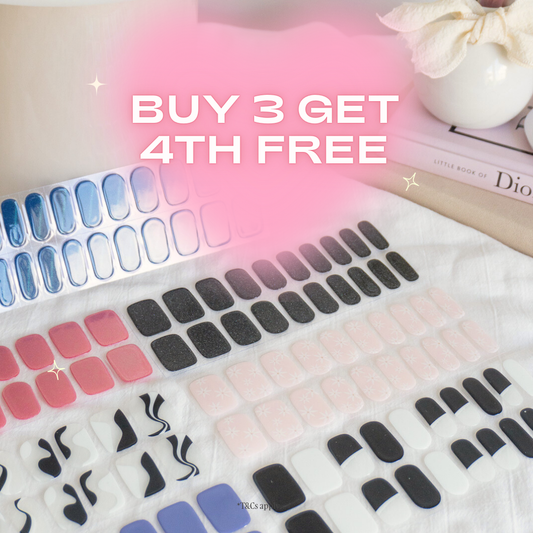 Last Chance Bundle DIY Semi Cured Gel Nail Stickers Set 