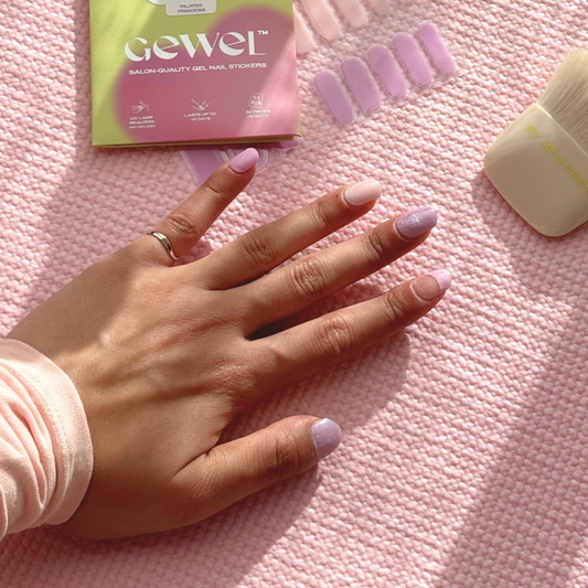 Pilates Princess Semi Cured Gel Nail Stickers