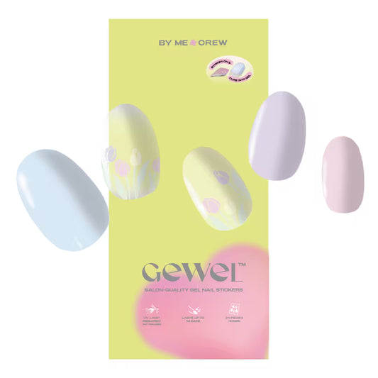 French Tulip DIY Semi Cured Gel Nail Stickers