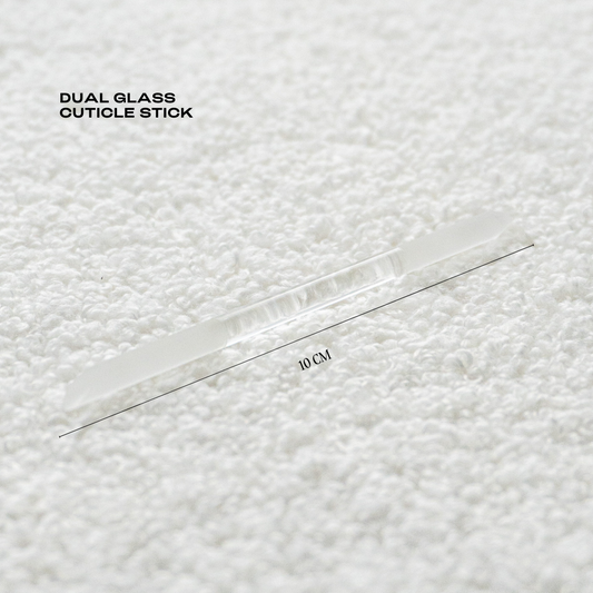 Dual Glass Cuticle Manicure Stick (Clear)