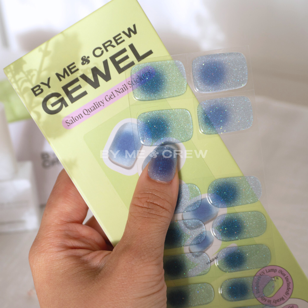Blue Moon Semi Cured Gel Nail Stickers