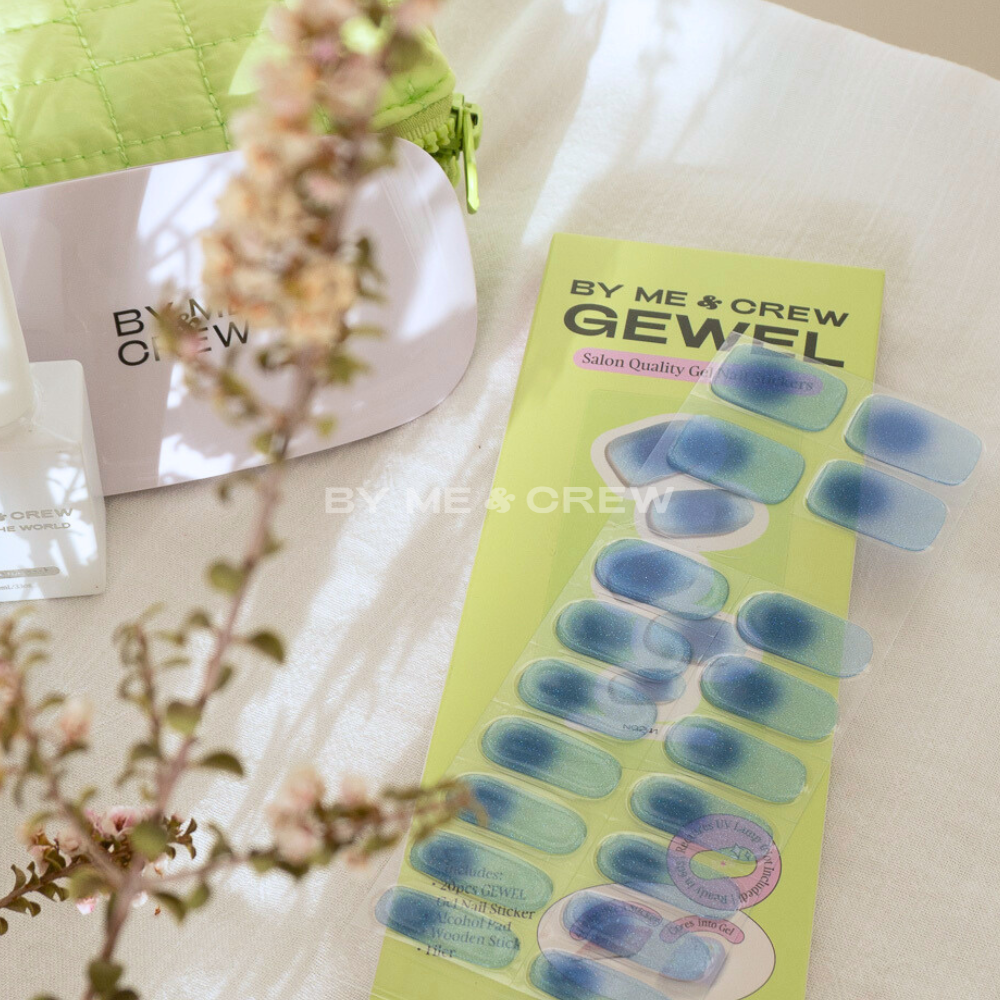 Blue Moon Semi Cured Gel Nail Stickers