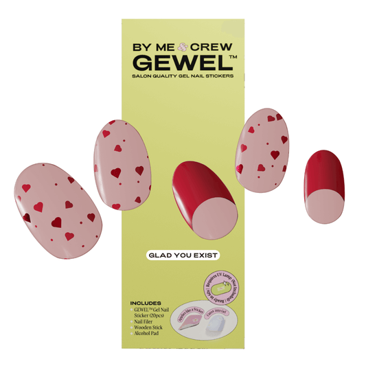 Love is in the air! Capture the essence of romance with our pink and red DIY Semicured Gel Nail Stickers Kit adorned with mini heart patterns. Express your affectionate side effortlessly.