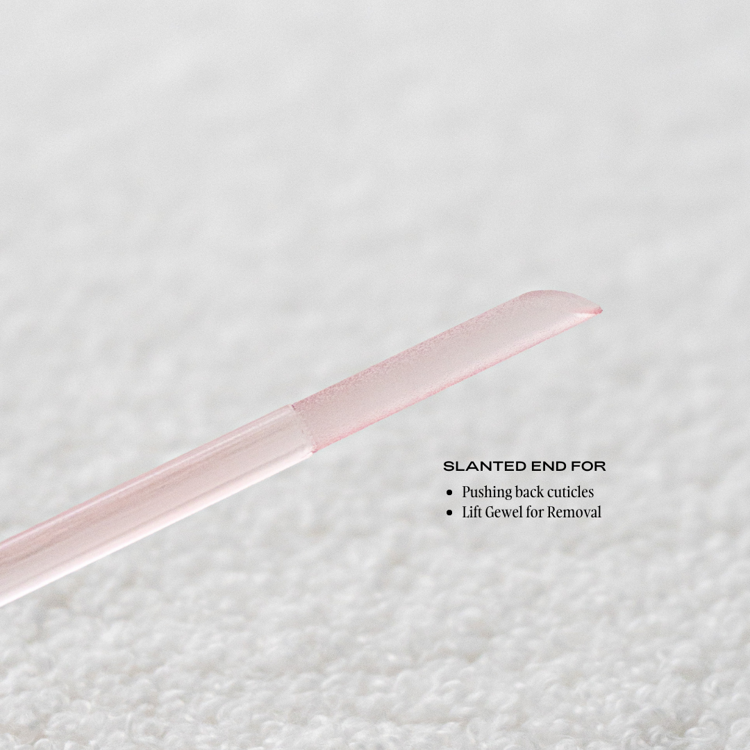 Dual Glass Cuticle Manicure Sticker (Pink)