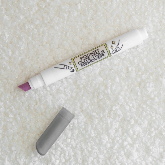 2-IN-1 POCKET CUTE-TICLE REMOVER + PUSHER (WHITE)
