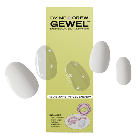 Get a polished look with our glazed white gel nail sticker. Achieve a classic and clean look with this sleek and timeless colour.