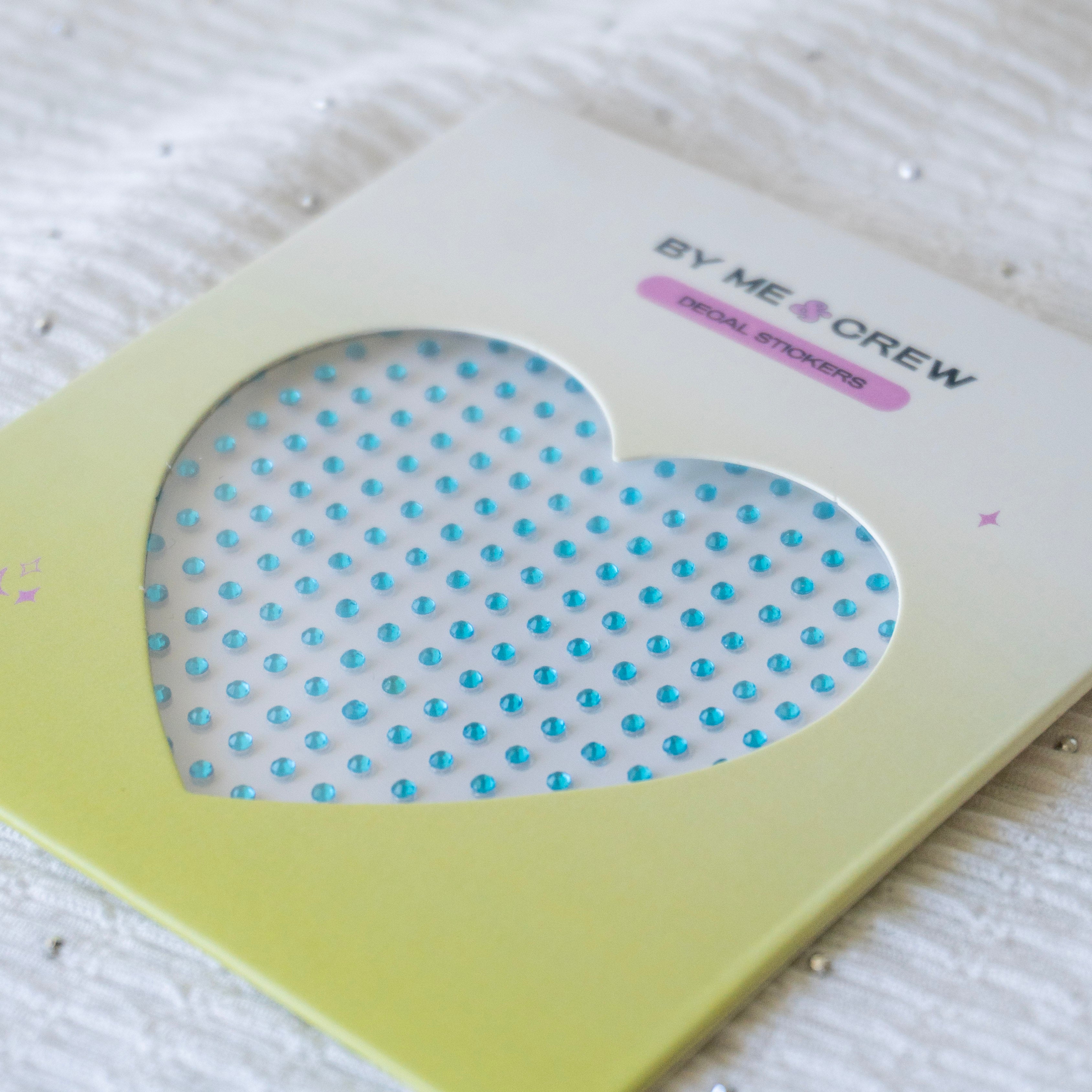 Bedazzled Nail Decals Kit (3x Decals + UV Top Coat)