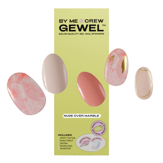 Hey, beautiful! Treat yourself to a little self-care luxury with our nude marble pattern Gel Nail Stickers Kit. Express your unique style and let your nails become a canvas of creativity. Effortlessly achieve salon-worthy nails from home. Feel empowered and confident with every swipe.