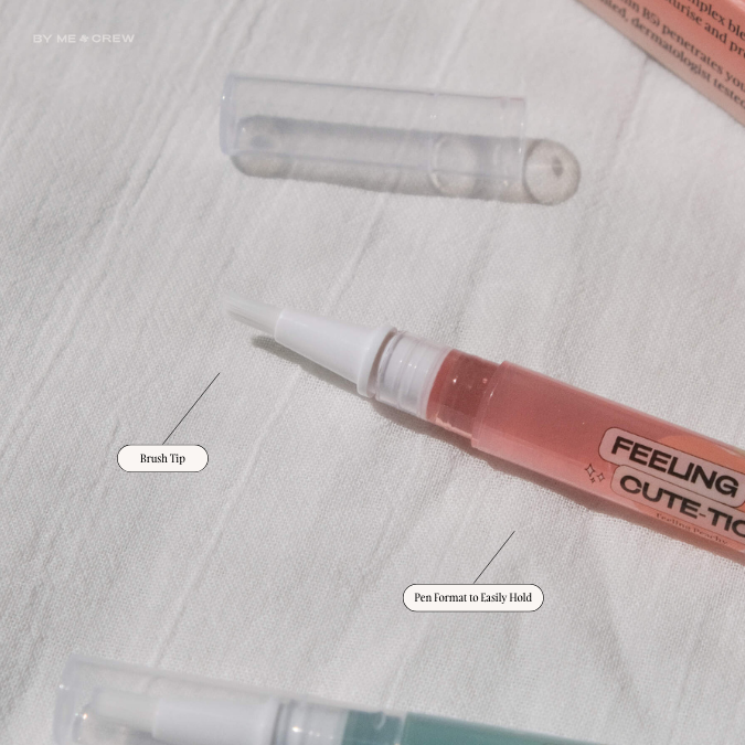 Nourishing Cute-ticle Oil Pen & Gewel Gel Nail Sticker Remover [Feeling Peachy]