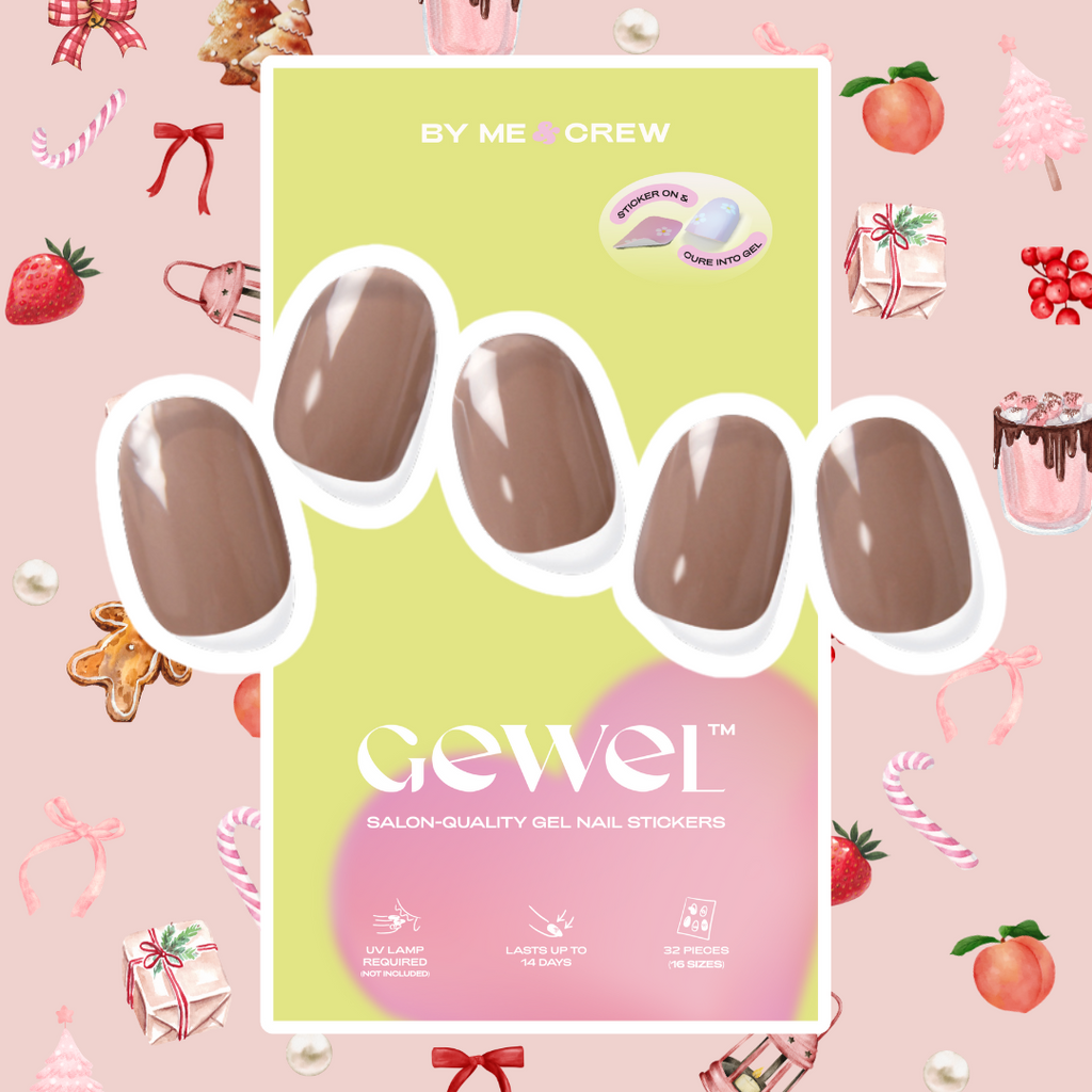 Pain Au Chocolat Semi Cured Gel Nail Stickers