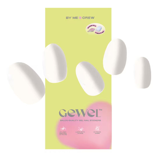 Cloud Dancer Semi Cured Gel Nail Stickers