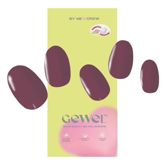 On The Mauve DIY Semi Cured Gel Nail Stickers