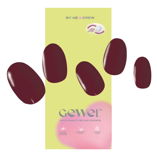 Black Cherry DIY Semi Cured Gel Nail Stickers