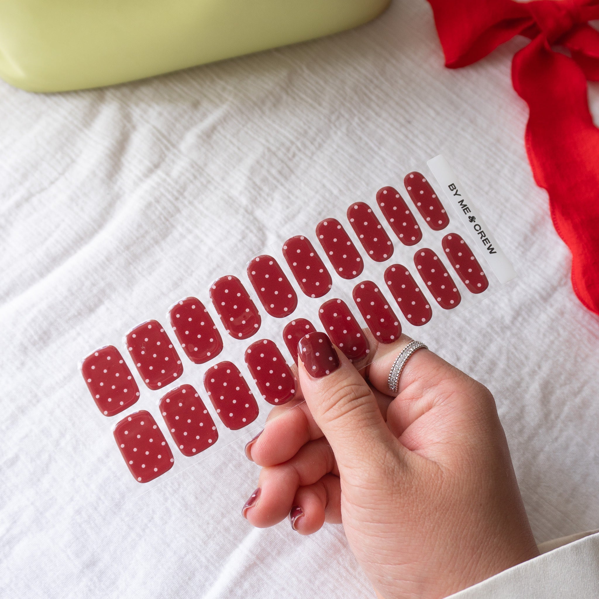 After-Hours Polka Date DIY Semi Cured Gel Nail Stickers-3