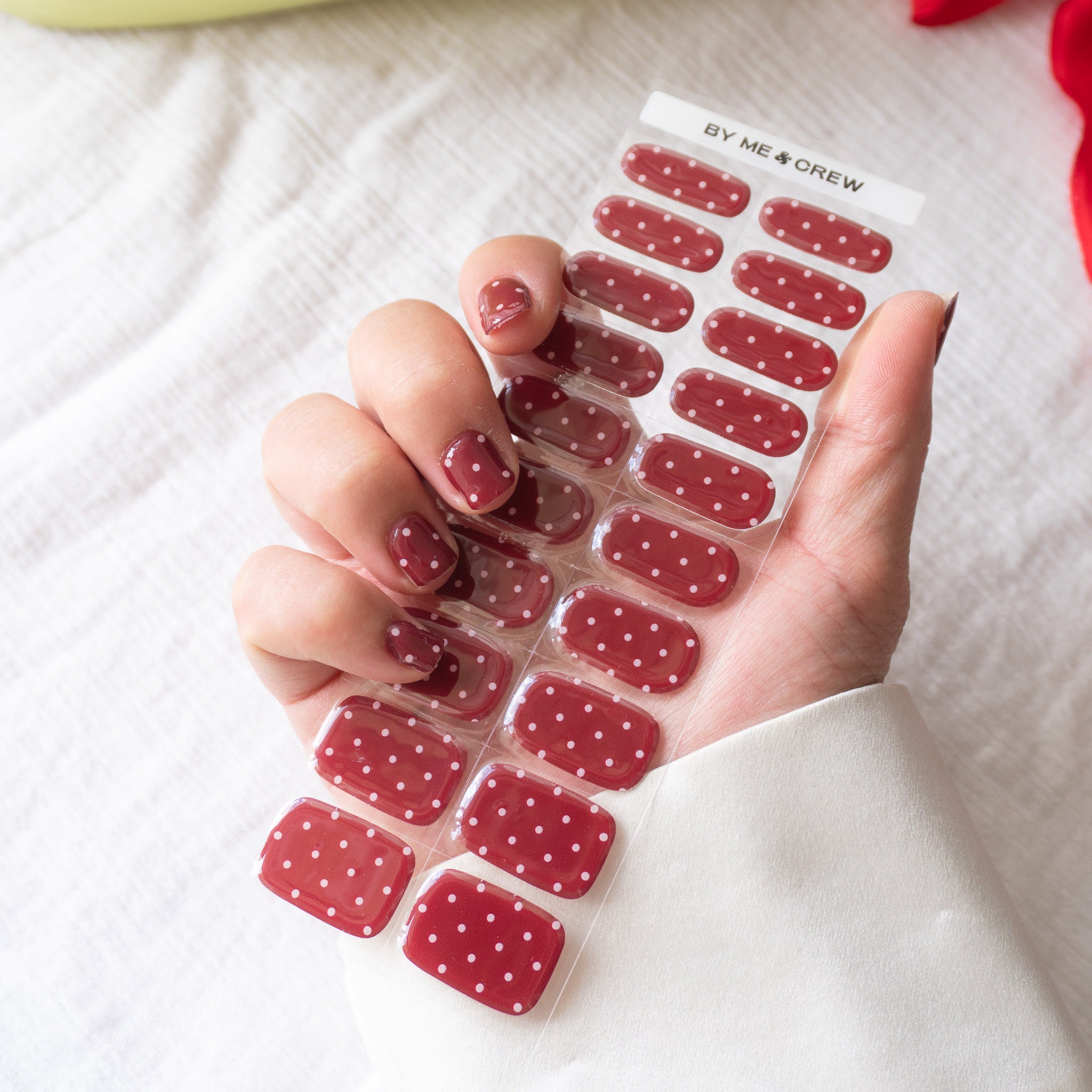 After-Hours Polka Date DIY Semi Cured Gel Nail Stickers-7