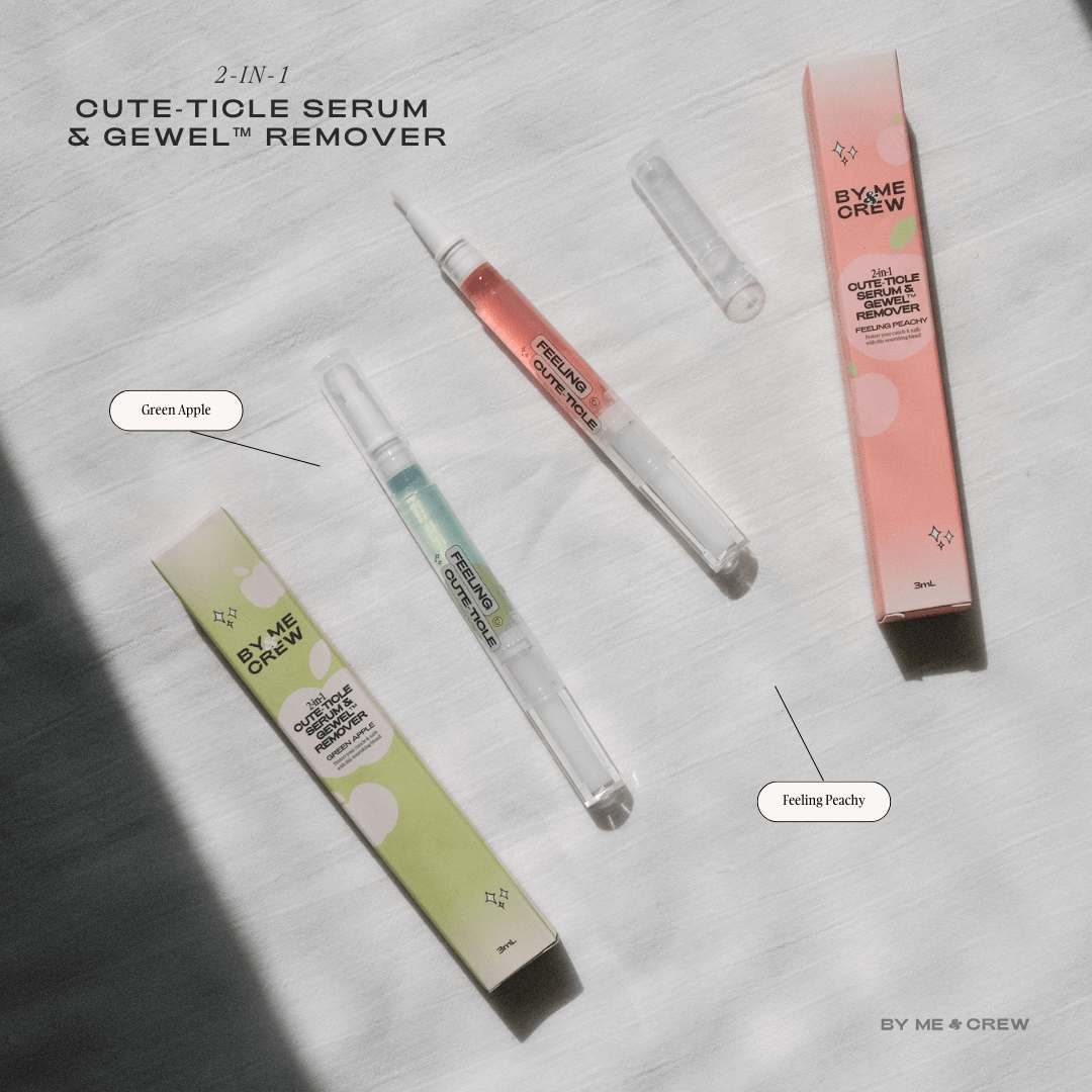 Nourishing Cute-ticle Oil Pen & Gewel Gel Nail Sticker Remover [Feeling Peachy]