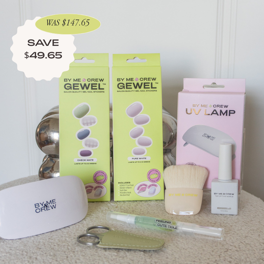 Best Value Starter Pack DIY Semi Cured Gel Nail Stickers Set