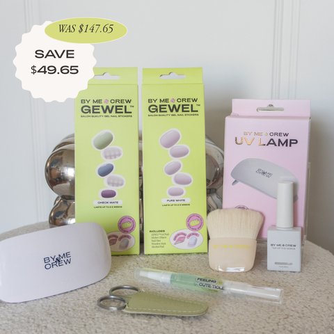 Best Value Starter Pack DIY Semi Cured Gel Nail Stickers Set