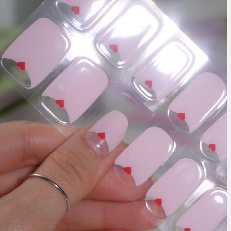 Be my Valentine Semi Cured Gel Nail Stickers