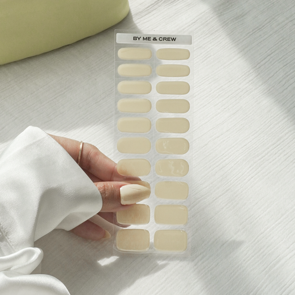 Butter Yellow GEWEL™ Semi Cured Gel Nail Stickers
