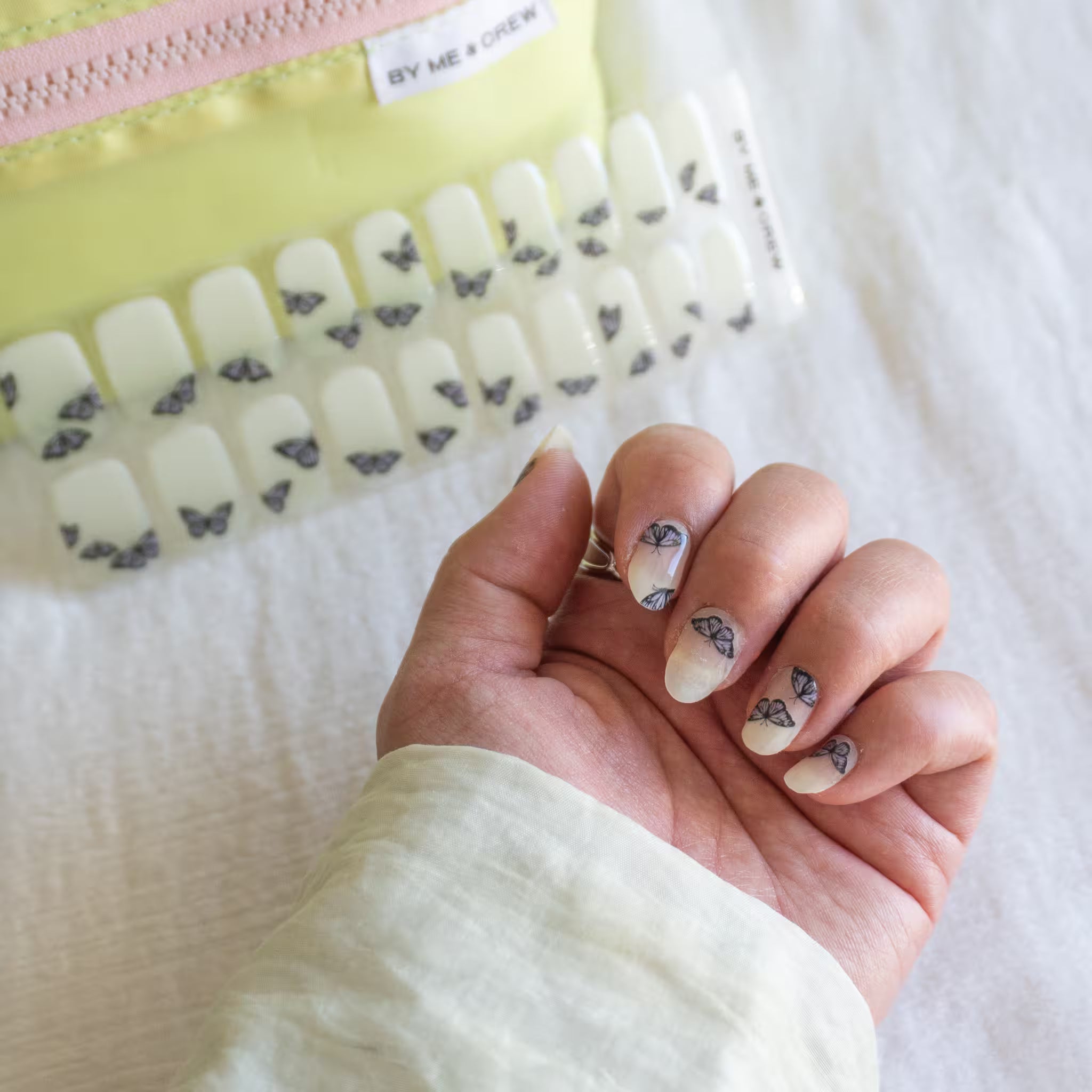 Butterfly Effect DIY Semi Cured Gel Nail Stickers-5