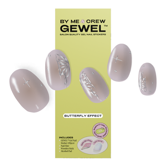 Butterfly Effect DIY Semi Cured Gel Nail Stickers By Me and Crew