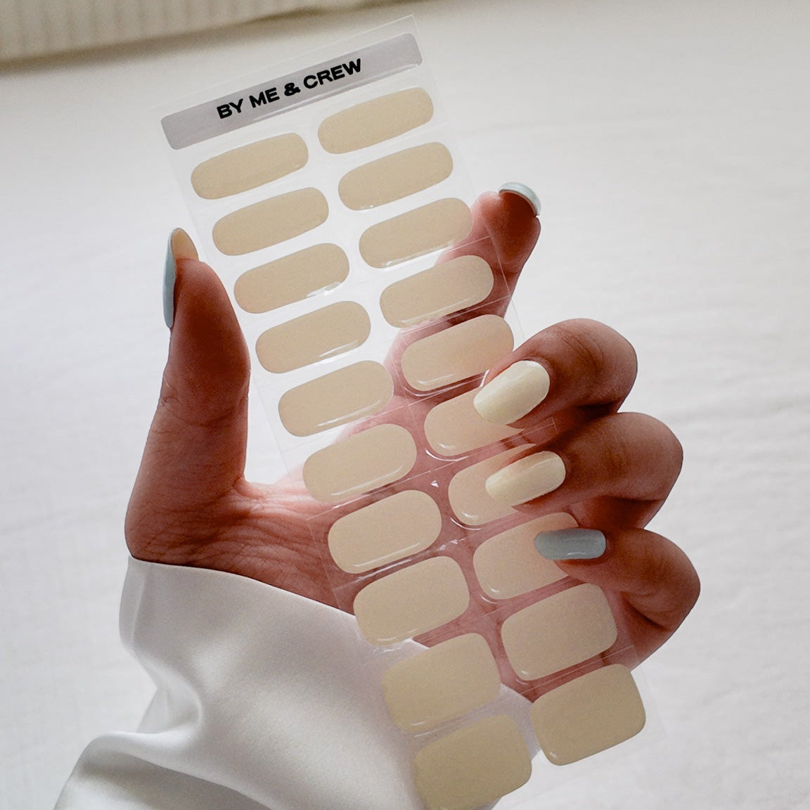 Butter Yellow (Glazed) DIY Semi Cured Gel Nail Stickers