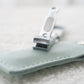 Foldable Nail Clipper with Pouch (Light Blue)