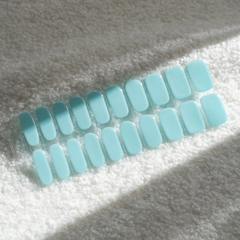 Blue Lagoon (Glow in Dark) Semi Cured Gel Nail Stickers