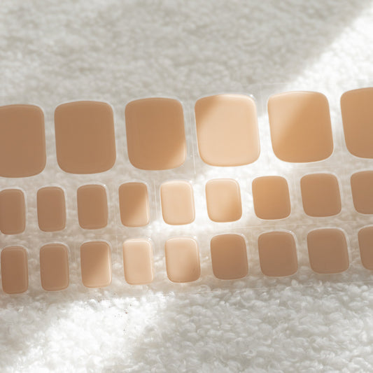 [PEDI / TOES] Send Nudes Semi Cured Gel Nail Stickers