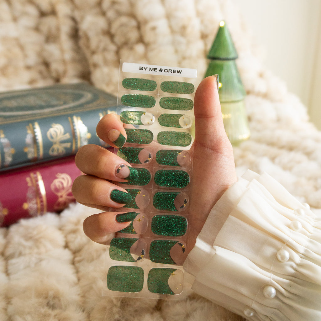 Under the Mistletoe DIY Semi Cured Gel Nail Stickers-11