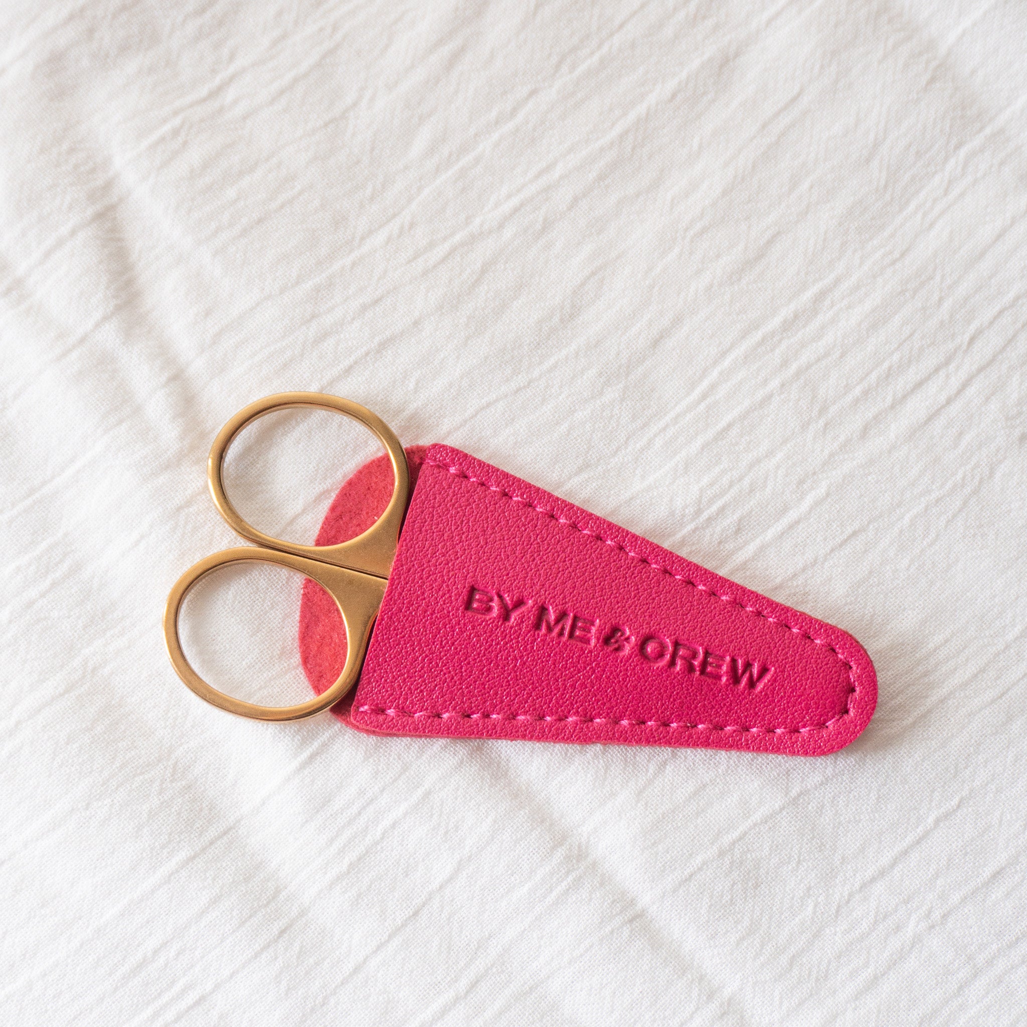 Premium Manicure Nail Scissors with Pouch (Rose)