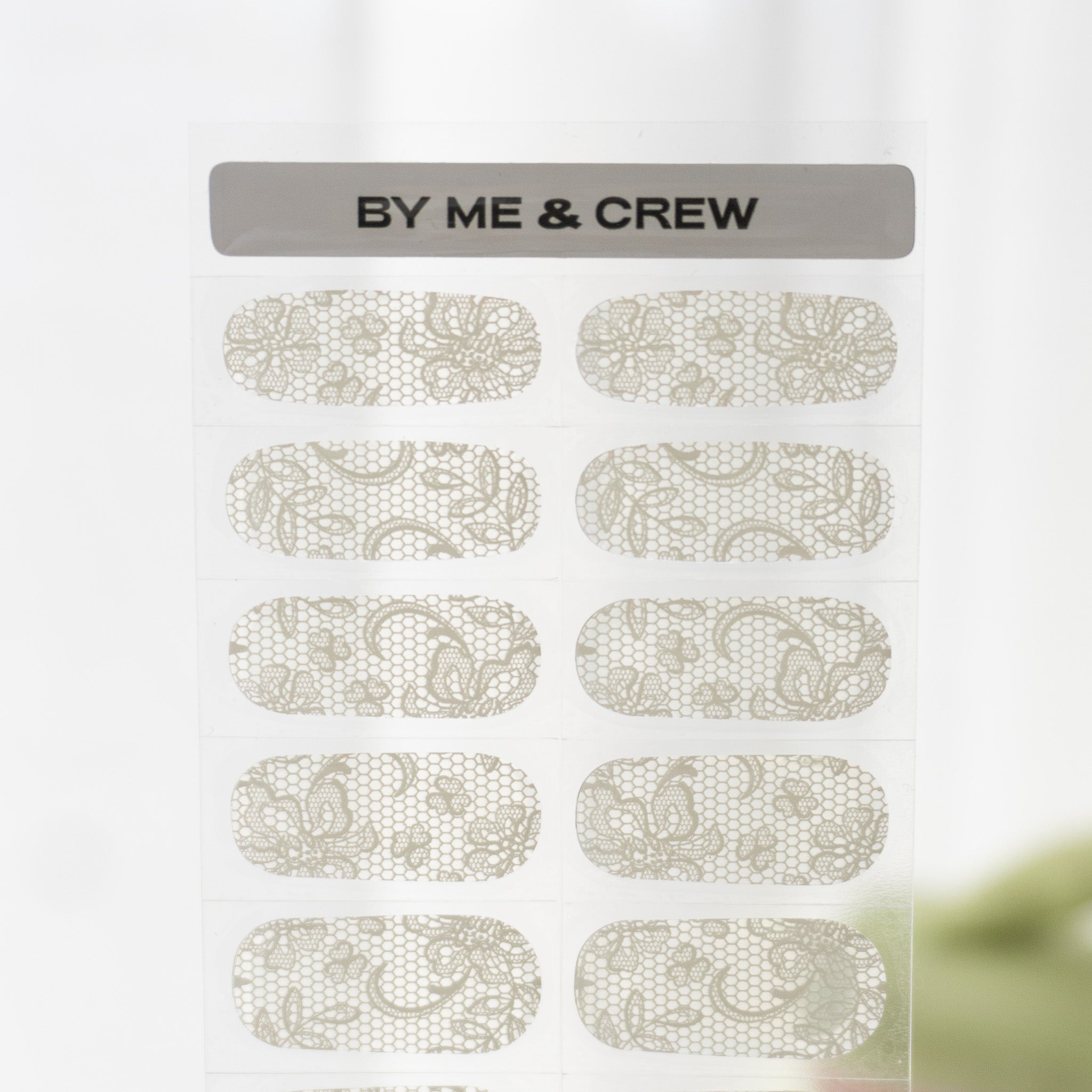 All Laced Up DIY Semi Cured Gel Nail Stickers