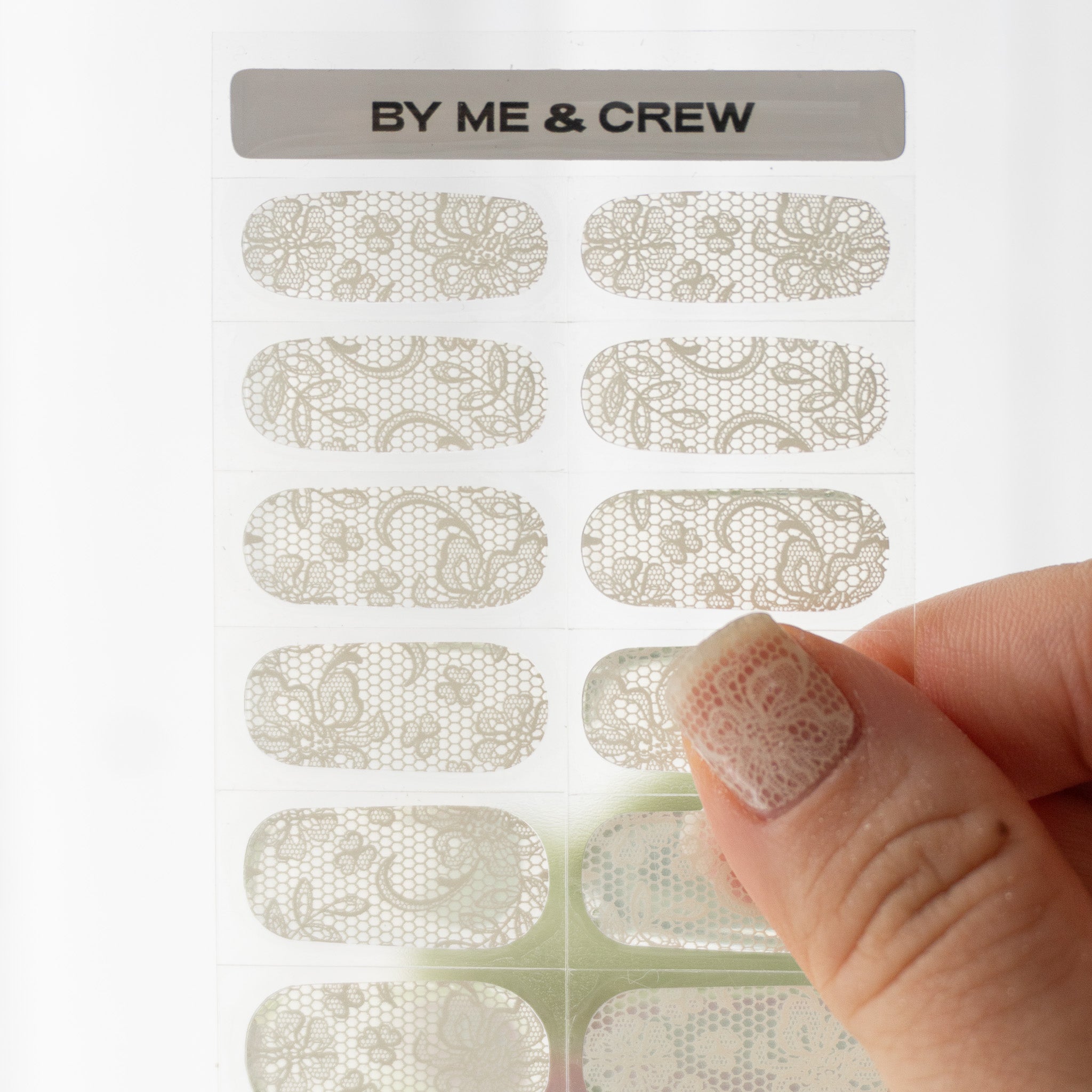 All Laced Up DIY Semi Cured Gel Nail Stickers