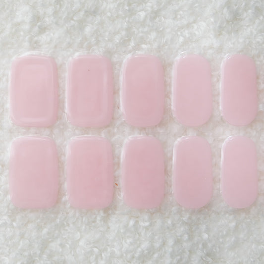 Blushing Pink Semicured DIY Gel Nail Sticker Kit