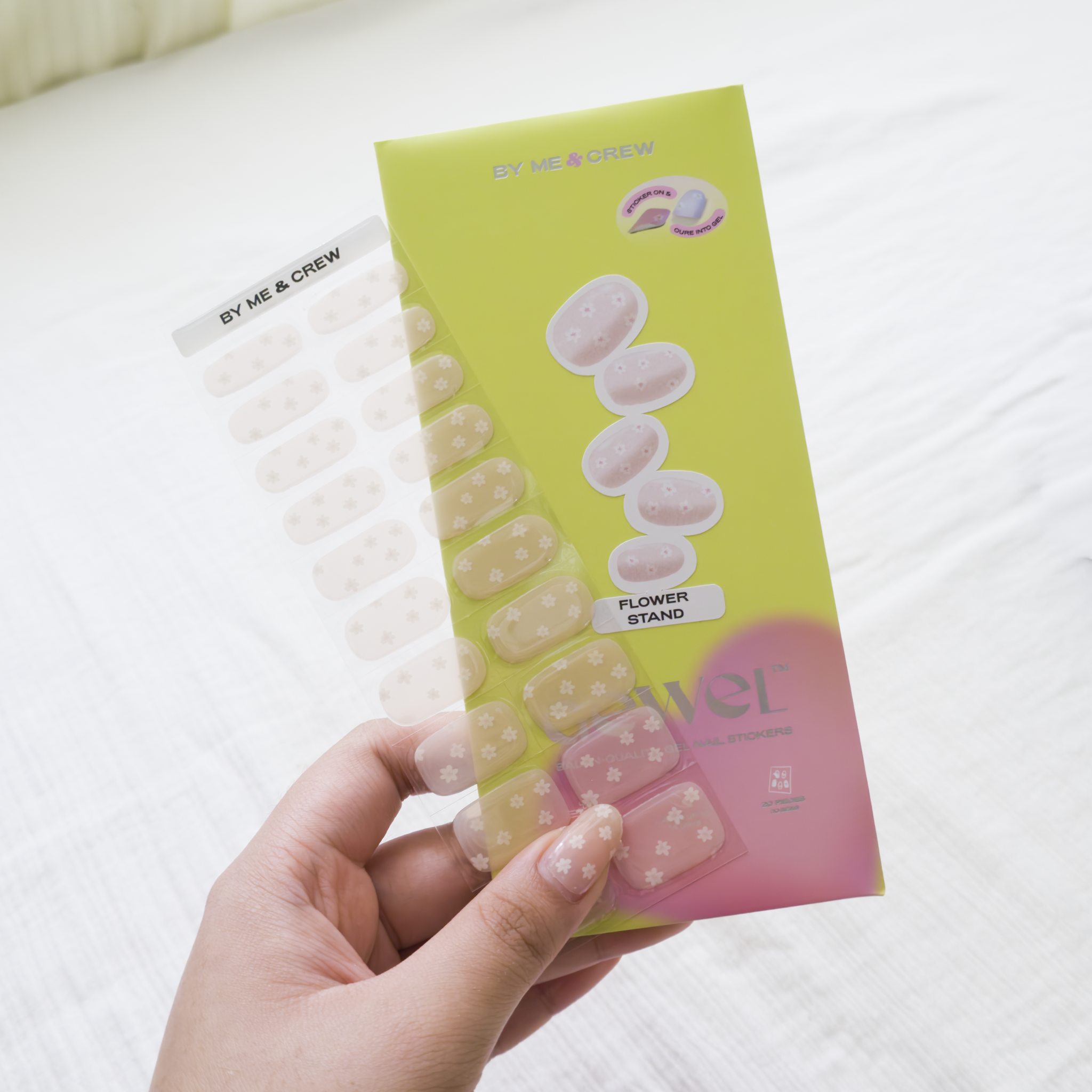 Flower Stand GEWEL™ Semi Cured Gel Nail Stickers-3