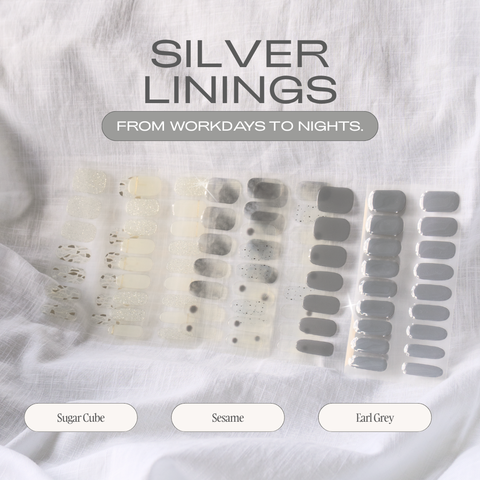 Sesame DIY Semi Cured Gel Nail Stickers (32pcs)