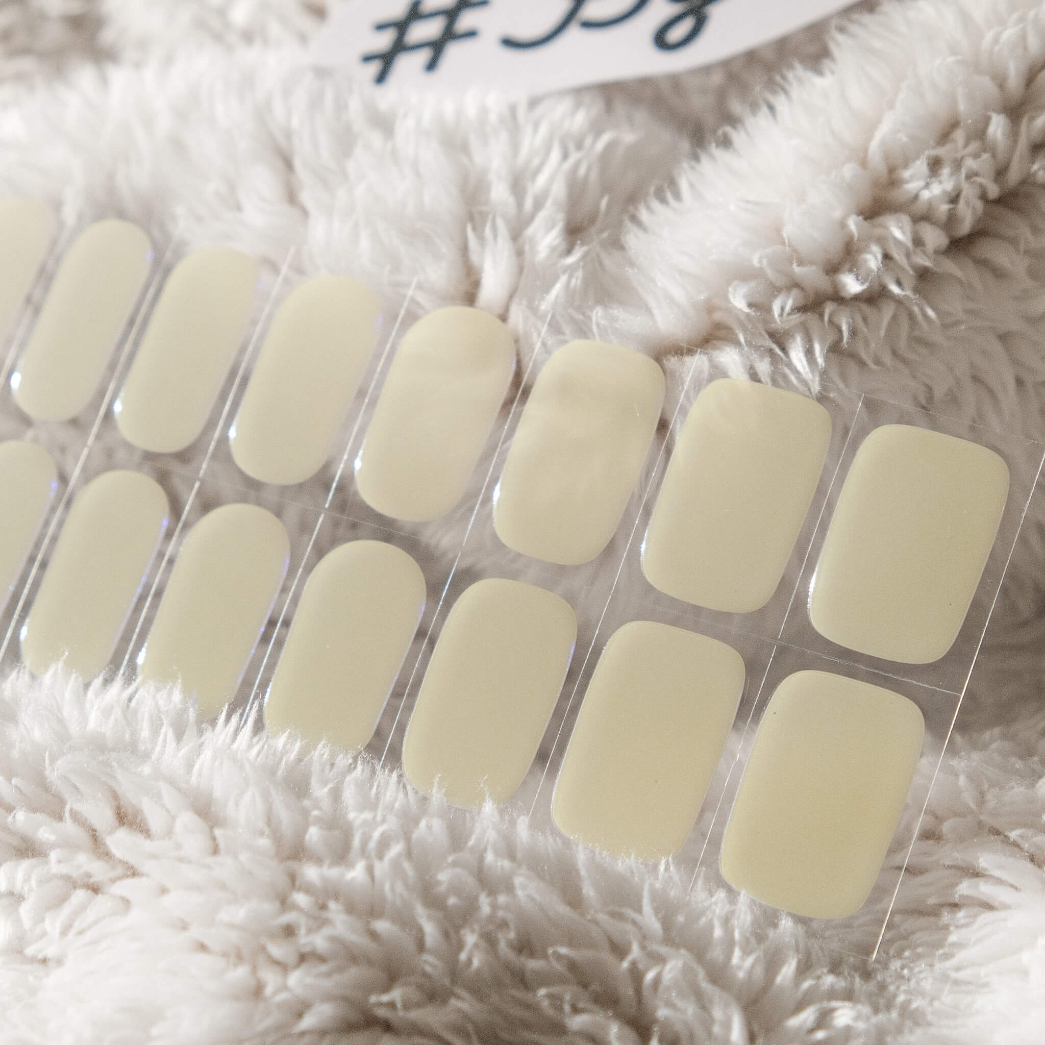 Iridescent Champagne DIY Semi Cured Gel Nail Stickers