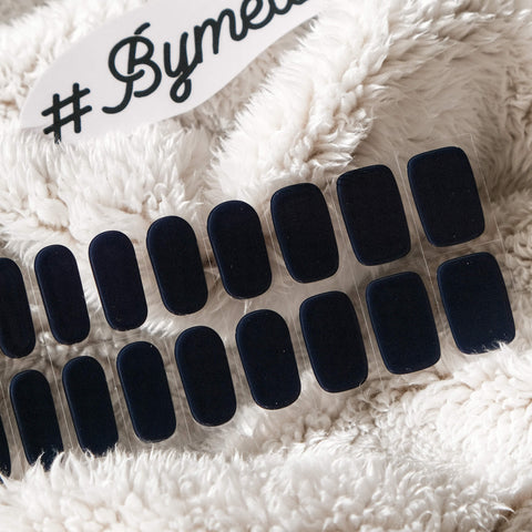 Midnight Blue Semi Cured Gel Nail Stickers