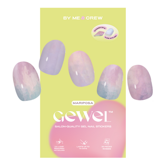Mariposa DIY Semi Cured Gel Nail Stickers
