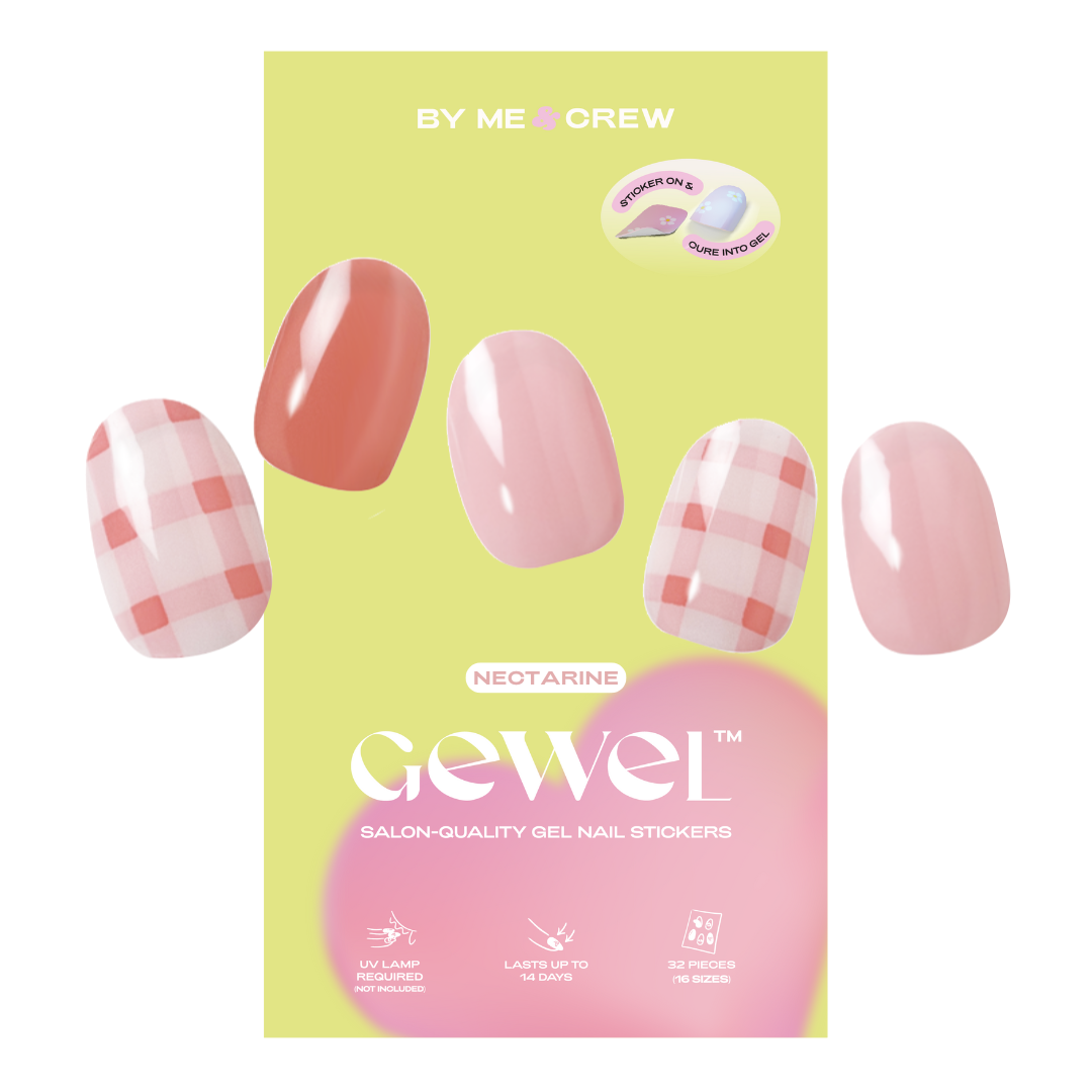 Nectarine DIY Semi Cured Gel Nail Stickers (32pcs)