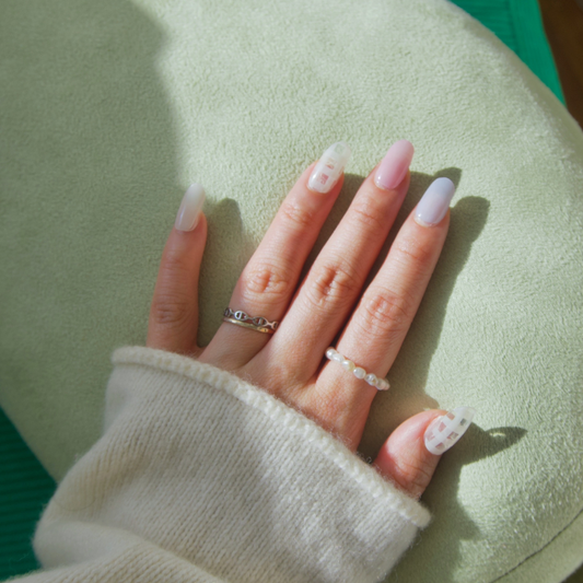 Checkmate Semi Cured Gel Nail Stickers