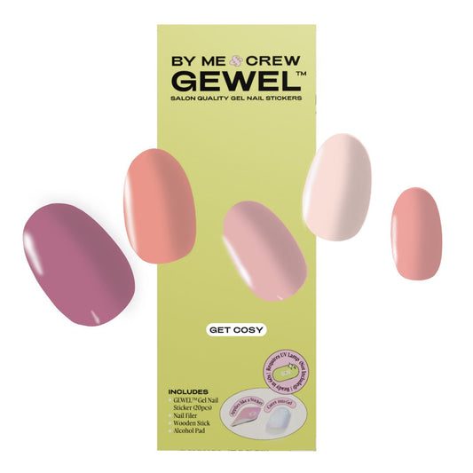 Get Cosy DIY Semi Cured Gel Nail Stickers ByMeAndCrew