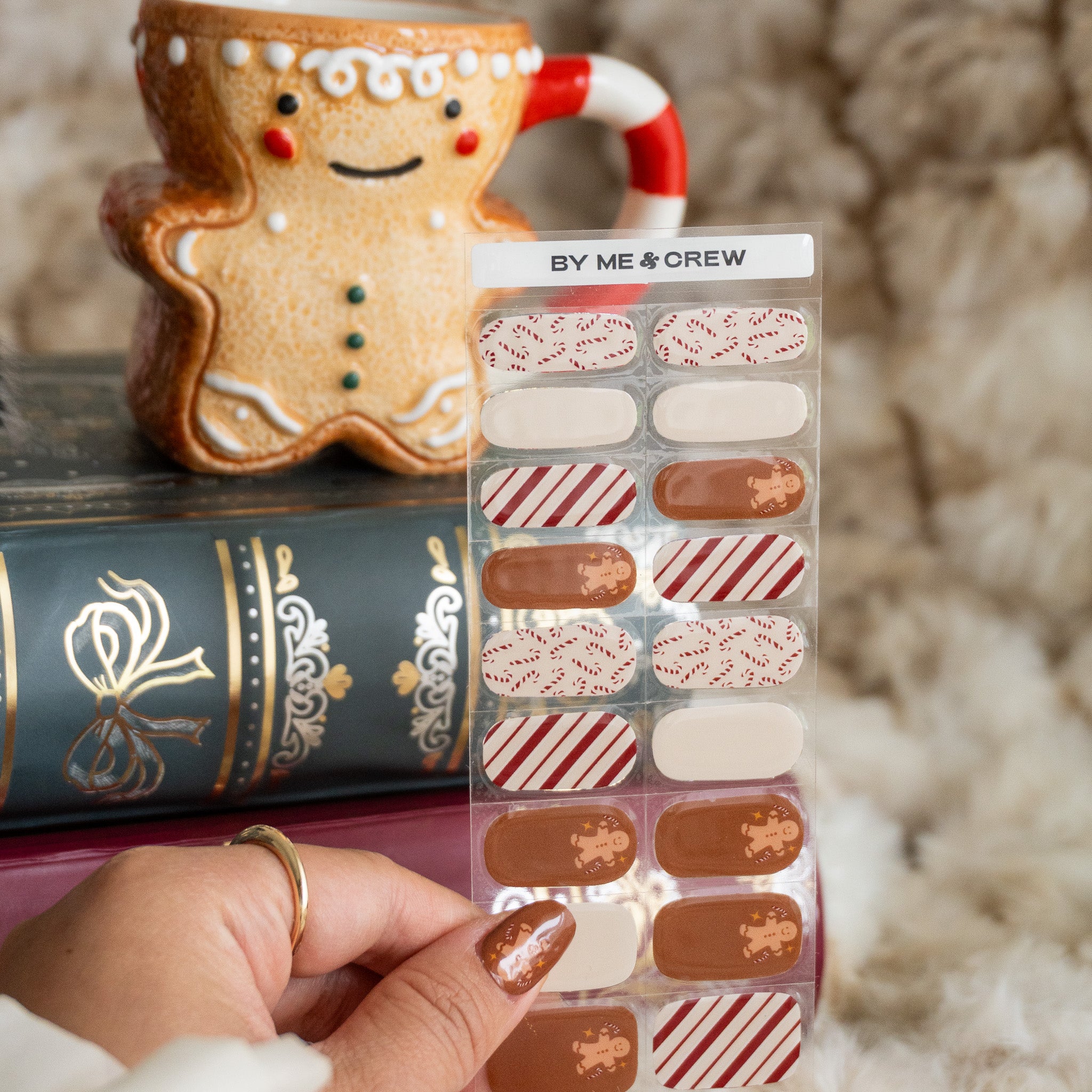 Gingerbread Joy DIY Semi Cured Gel Nail -9