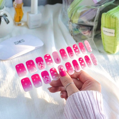Razzle Dazzle Semi Cured Gel Nail Stickers