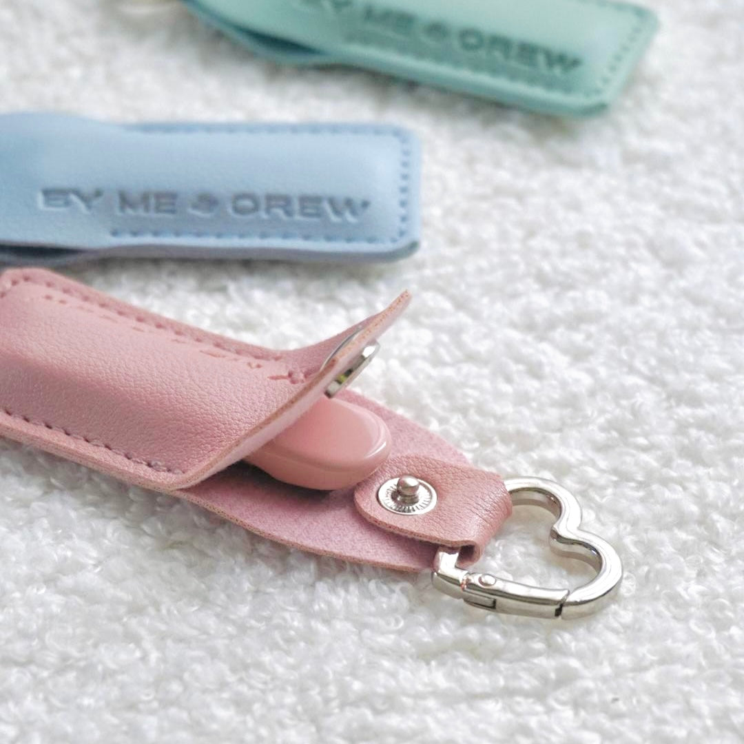 Foldable Nail Clipper with Pouch (Pink)