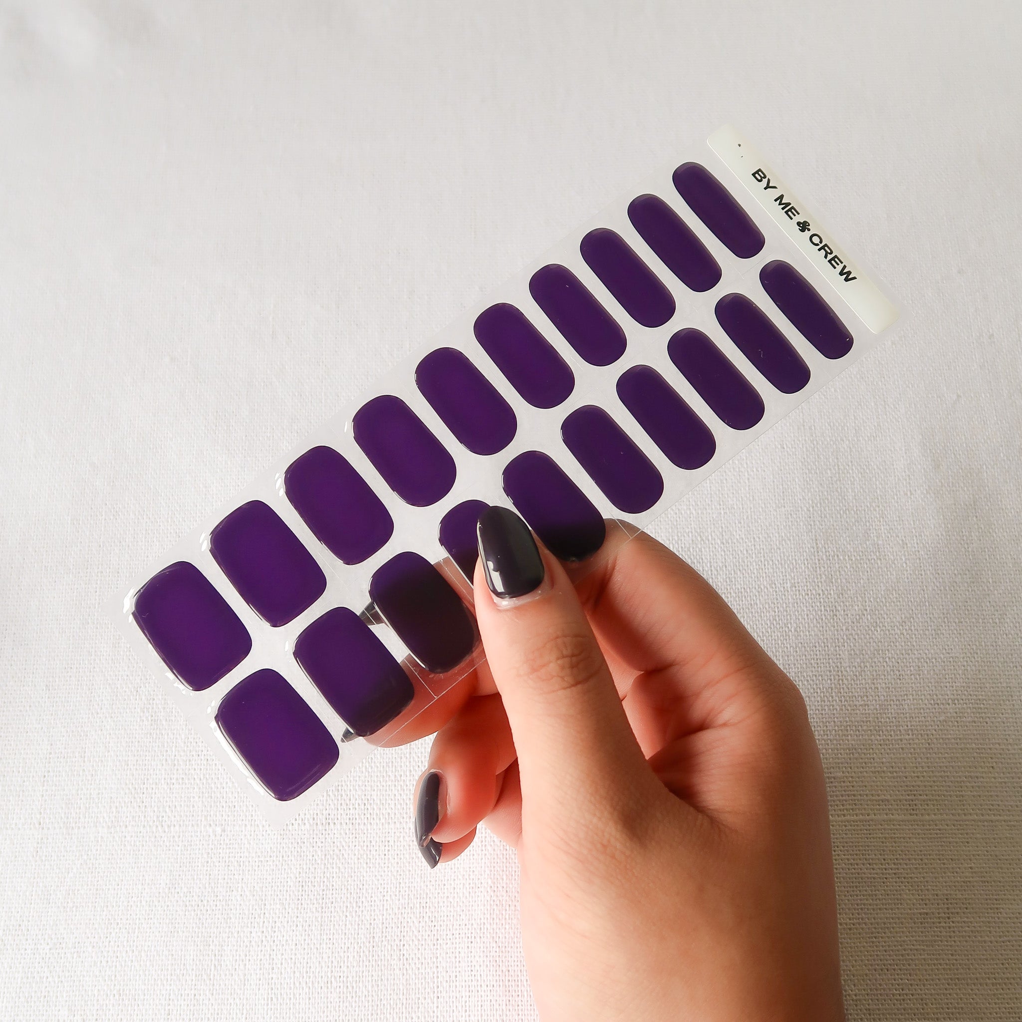 Muted Midnight Indigo DIY Semi Cured Gel Nail Stickers