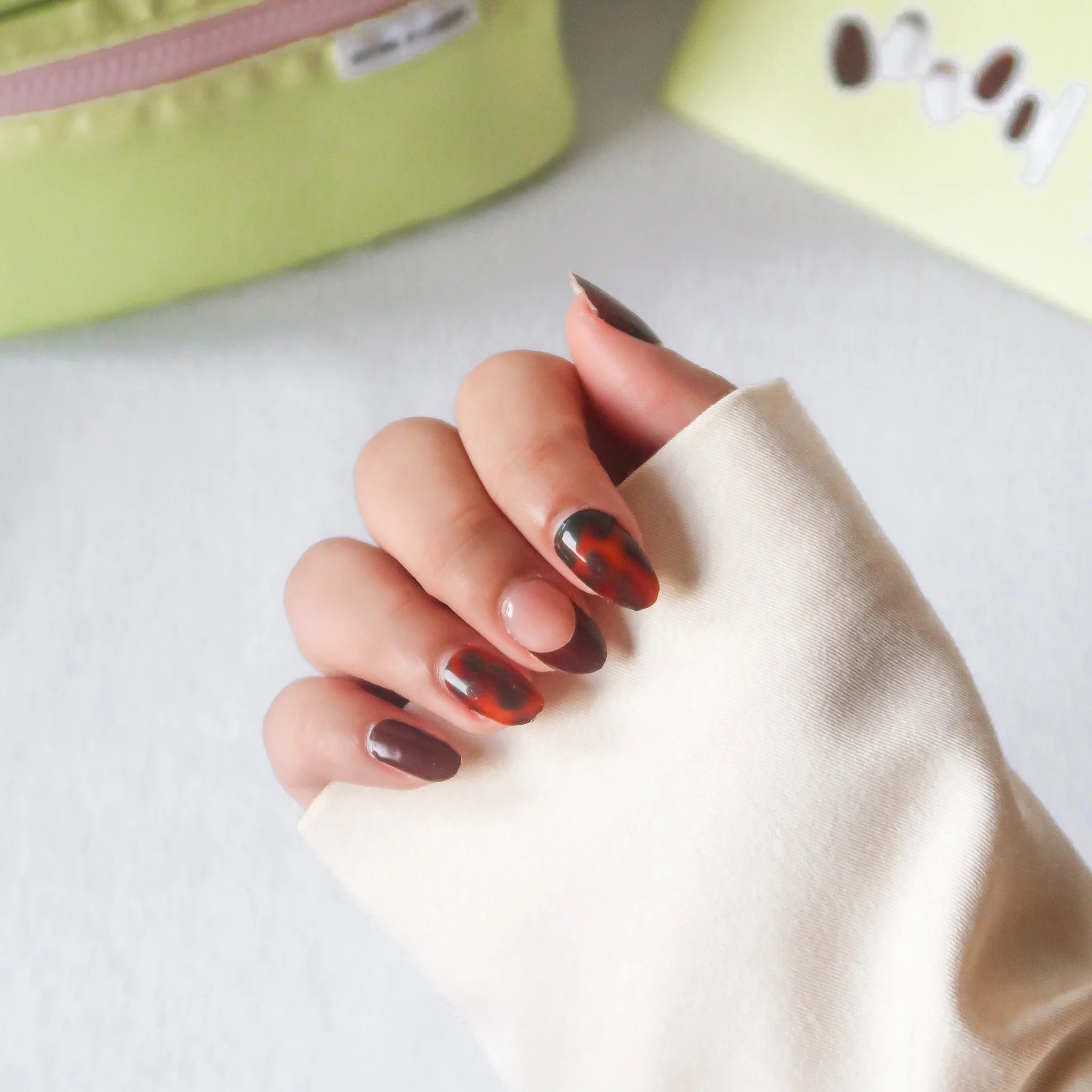 Wild Leopard DIY Semi Cured Gel Nail Stickers