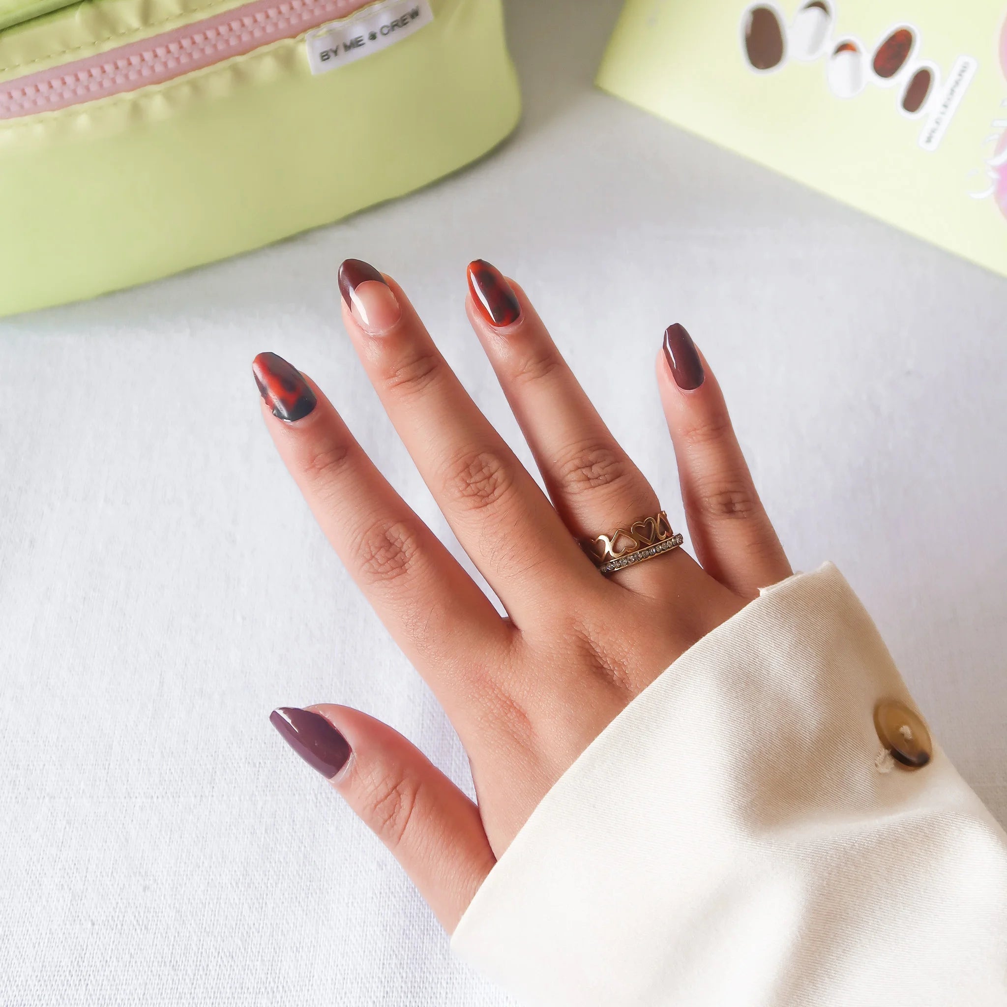 Wild Leopard DIY Semi Cured Gel Nail Stickers